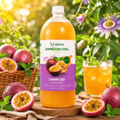 Vkombucha Chill  1000ml Chanh leo