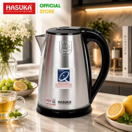 Ấm siêu tốc Hasuka HSK-277 (Đen)