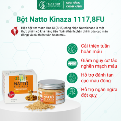 Thực phẩm bảo vệ sức khoẻ NATTO KINAZA 50g  - VIP553