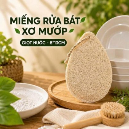 MIẾNG RỬA BÁT XƠ MƯỚP GIỌT NƯỚC - VIP553