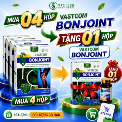 [MUA 4 TẶNG 1] Thực phẩm bảo vệ sức khỏe VASTCOM BONJOINT 30 Viên - VIP553