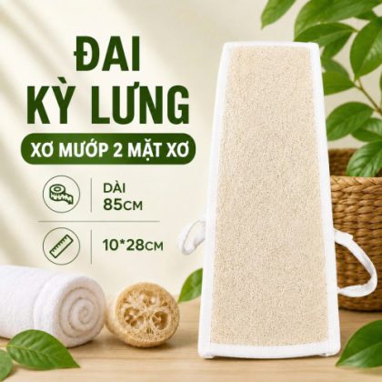 ĐAI KỲ LƯNG XƠ MƯỚP 2 MẶT XƠ - VIP553