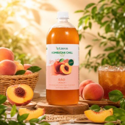 Vkombucha Chill  1000ml   Đào 