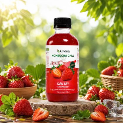 Vkombucha Chill  250ml Dâu Tây - VIP553