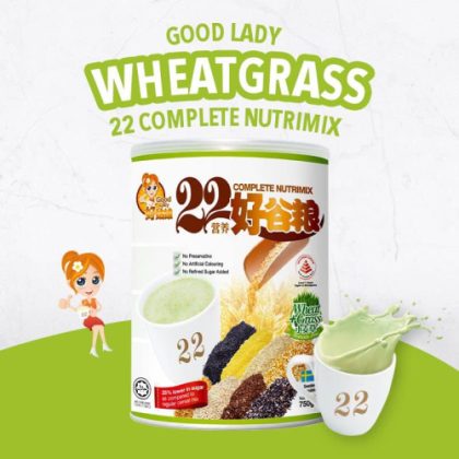 Bột ngũ cốc 22 Nutrimix Wheat Grass 750g 