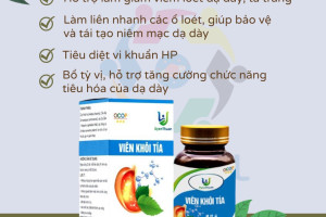 VIÊN KHÔI TÍA - BẢO VỆ DẠ DÀY, ĐẨY LÙI VIÊM LOÉT.