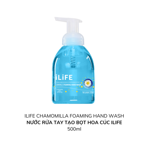 NƯỚC RỬA TAY TẠO BỌT HOA CÚC ILIFE 