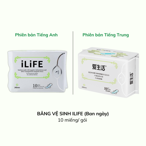 BĂNG VỆ SINH ILIFE (Ban ngày)