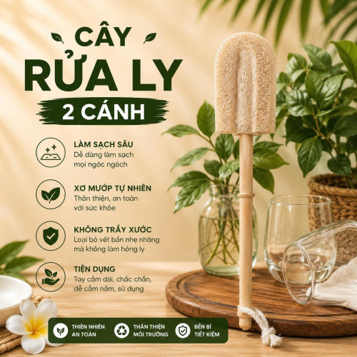 CÂY RỬA LY 2 CÁNH 
