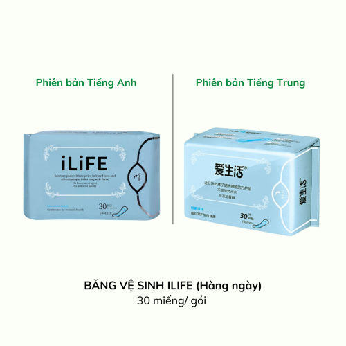 BĂNG VỆ SINH ILIFE (Hàng ngày) 
