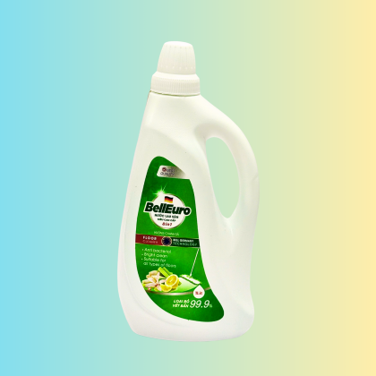 Nước Lau Sàn Bell Euro hương chanh sả (Chai 1lit)