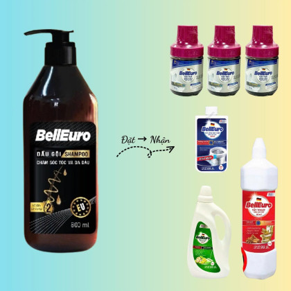 Dầu Gội Bell Euro Thảo Dược Ngủ Ngon 800ml