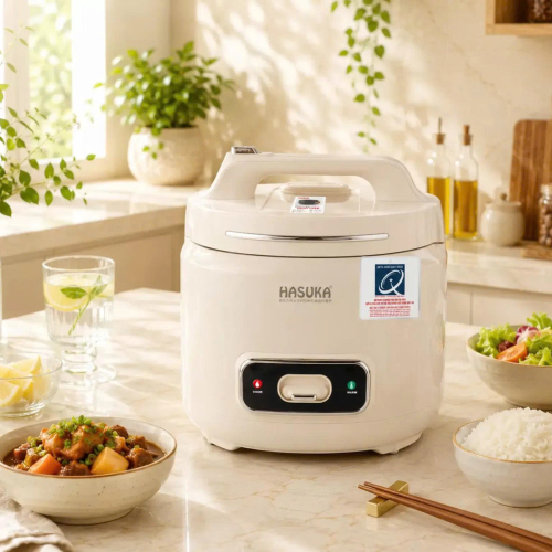 Nồi cơm điện 1,8 lít HSK-888 (Be trắng - 1,8L)