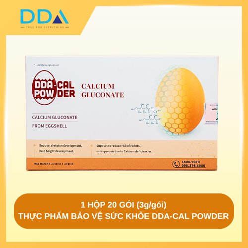 Thực Phẩm Bảo Vệ Sức Khỏe DDA-CAL POWDER