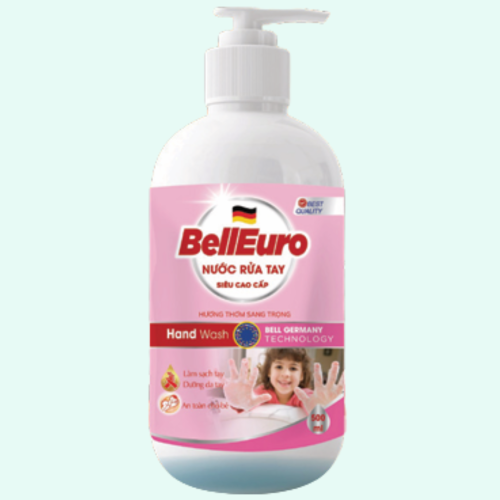 Nước rửa tay 500ml công nghệ sinh học Bell Euro hương nước hoa