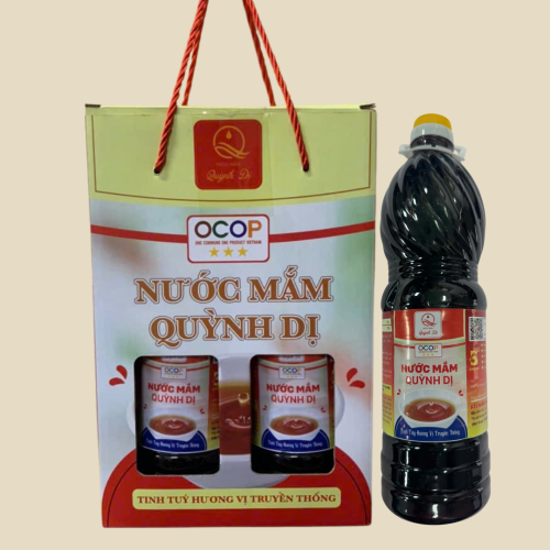 Nước mắm Quỳnh Dị loại 1 (2 chai 1 lit)