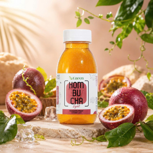 VKombucha Light 250ml vị  Chanh  Leo 