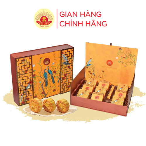HỘP BÁNH  CUNG ĐÌNH ( Hộp 9 bánh thượng hạng ) 720g
