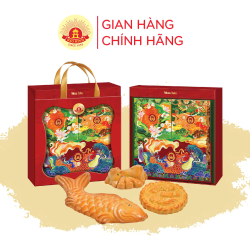 HỘP BÁNH THƯỞNG NGUYỆT ĐOÀN VIÊN 1000G