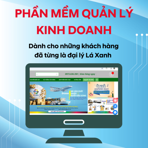 Phần mềm quản lý kinh doanh (Chỉ áp dụng cho khách hàng là đại lý Greenleaf cũ)