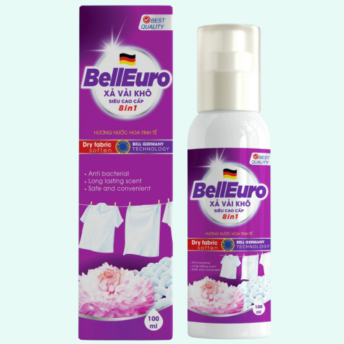 Xả Vải Khô Bell Euro Nước Hoa Tinh Tế 100ml