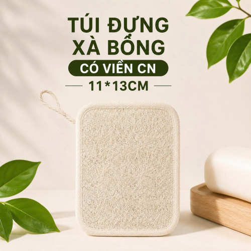 TÚI ĐỰNG XÀ BÔNG CÓ VIỀN 