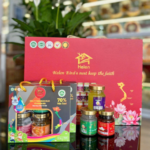 Yến Chưng 6 hũ_ Hộp không thìa