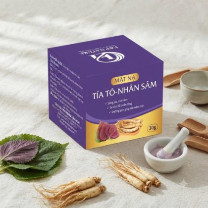 Mặt nạ tía tô nhân sâm 30g