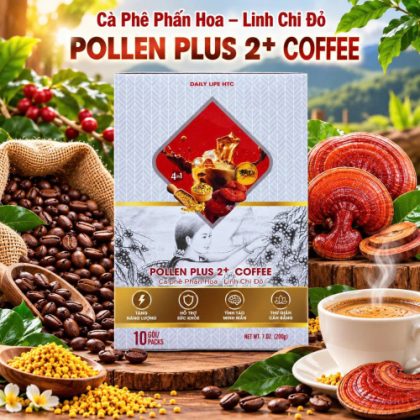 Cà Phê Phấn Hoa – Linh Chi Đỏ -  POLLEN PLUS 2+ COFFEE