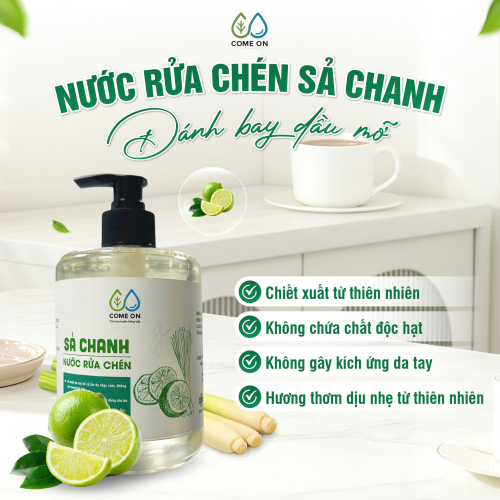 Nước rửa chén sả chanh 500ml