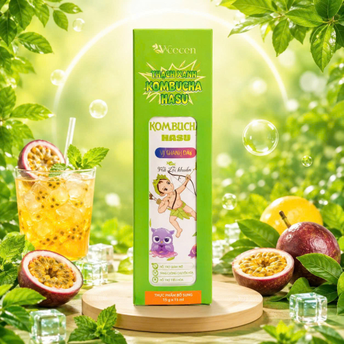 Thạch Xanh Kombucha Mix vị 175g 