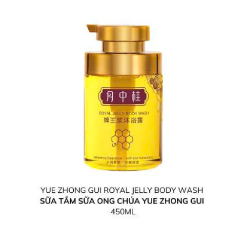 [HSD: 11/2026] SỮA TẮM SỮA ONG CHÚA YUE ZHONG GUI