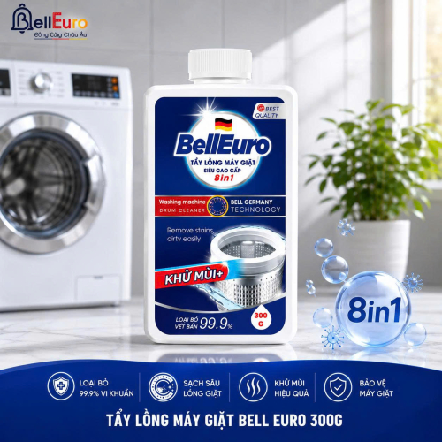 Tẩy Lồng Máy Giặt Bell Euro 300g