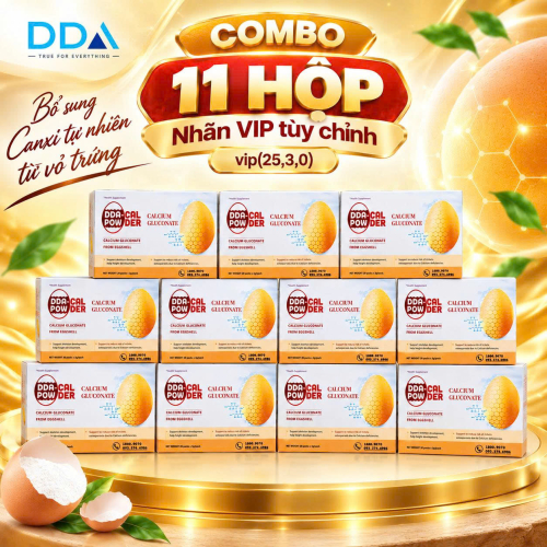 [COMBO 11 HỘP] Thực Phẩm Bảo Vệ Sức Khỏe DDA-CAL POWDER