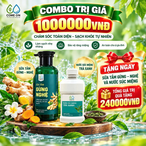 COMBO TRỊ GIÁ  1.000.000 vnd