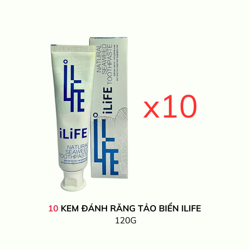 COMBO 10 HỘP KEM ĐÁNH RĂNG TẢO BIỂN ILIFE