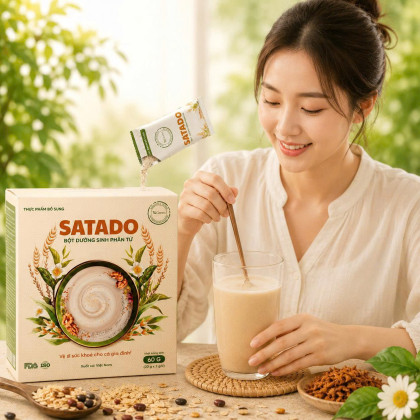 Thực phẩm bổ sung SATADO Bột  Dưỡng Sinh Phân Tử 60g 