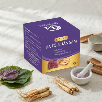 Mặt nạ tía tô nhân sâm 30g