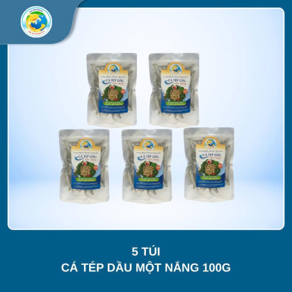 COMBO 5 TÚI - CÁ TÉP DẦU MỘT NẮNG 500g