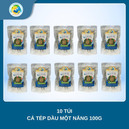 COMBO 10 TÚI - CÁ TÉP DẦU MỘT NẮNG 1kg