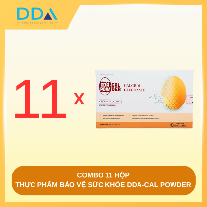 [COMBO 11 HỘP] Thực Phẩm Bảo Vệ Sức Khỏe DDA-CAL POWDER