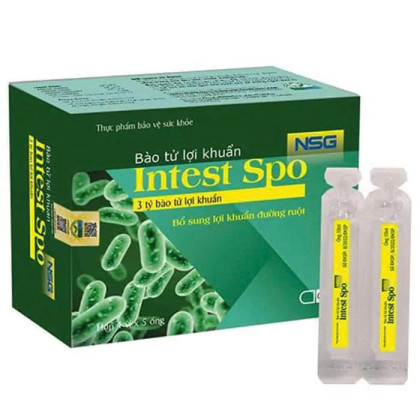Thực phẩm bảo vệ sức khỏe Intest spo Plus (10 ống x 10ml)