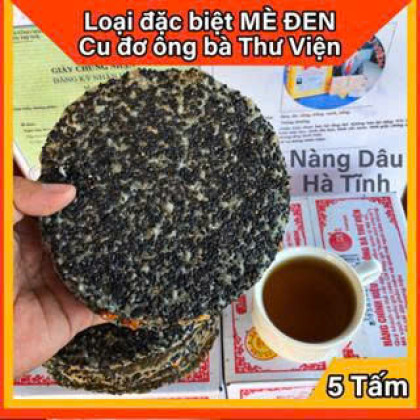Kẹo cu đơ ông bà Thư Viện (đặc biệt, mè đen) chính gốc, đặc sản Hà Tĩnh