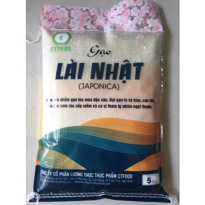 Gạo Lài Nhật Japonica CTFOOD 5kg