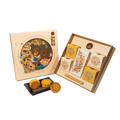 HỘP BÁNH PHÚ QUÝ  ( Hộp 6 bánh thượng hạng ) 600g