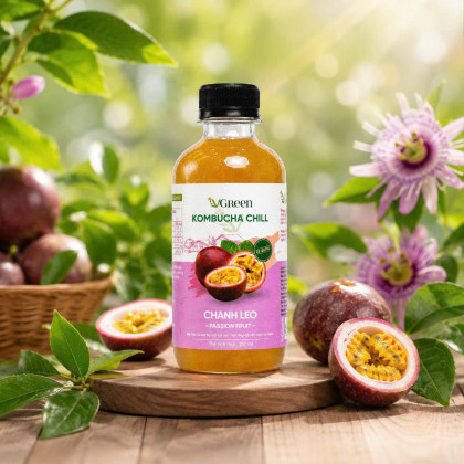 Vkombucha Chill  250ml Chanh leo 