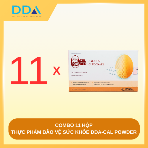 [COMBO 11 HỘP] Thực Phẩm Bảo Vệ Sức Khỏe DDA-CAL POWDER