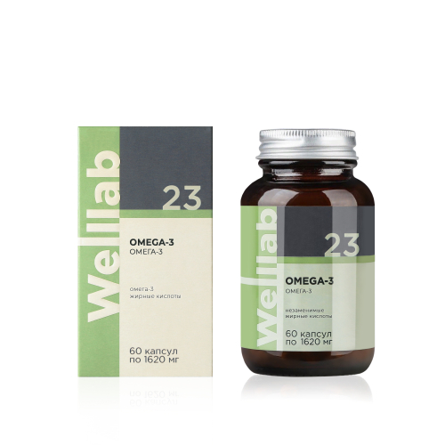 TPCN chứa nồng độ cao omega-3 Welllab OMEGA-3, 60 viên nang