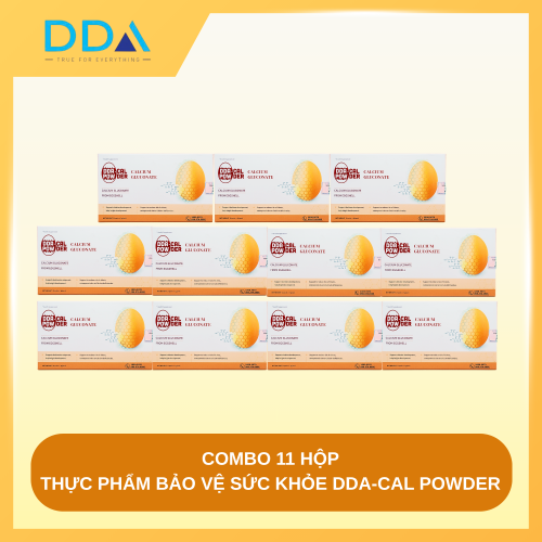[COMBO 11 HỘP] Thực Phẩm Bảo Vệ Sức Khỏe DDA-CAL POWDER