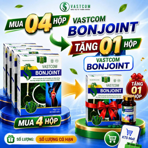 [MUA 4 TẶNG 1] Thực phẩm bảo vệ sức khỏe VASTCOM BONJOINT 30 Viên